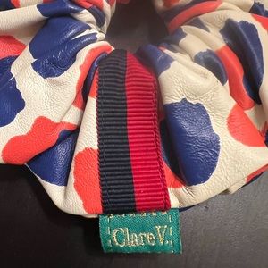 Clare V leather Scrunchie NWOT Anthropologie
